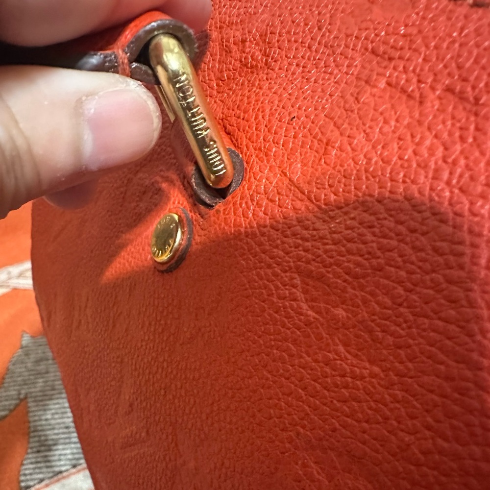 LOUIS VUITTON❤️🌟AH2163 EMPREINTE ORANGE SPEEDY BANDOULIERE 30 ⭐️ - Picture 10 of 15
